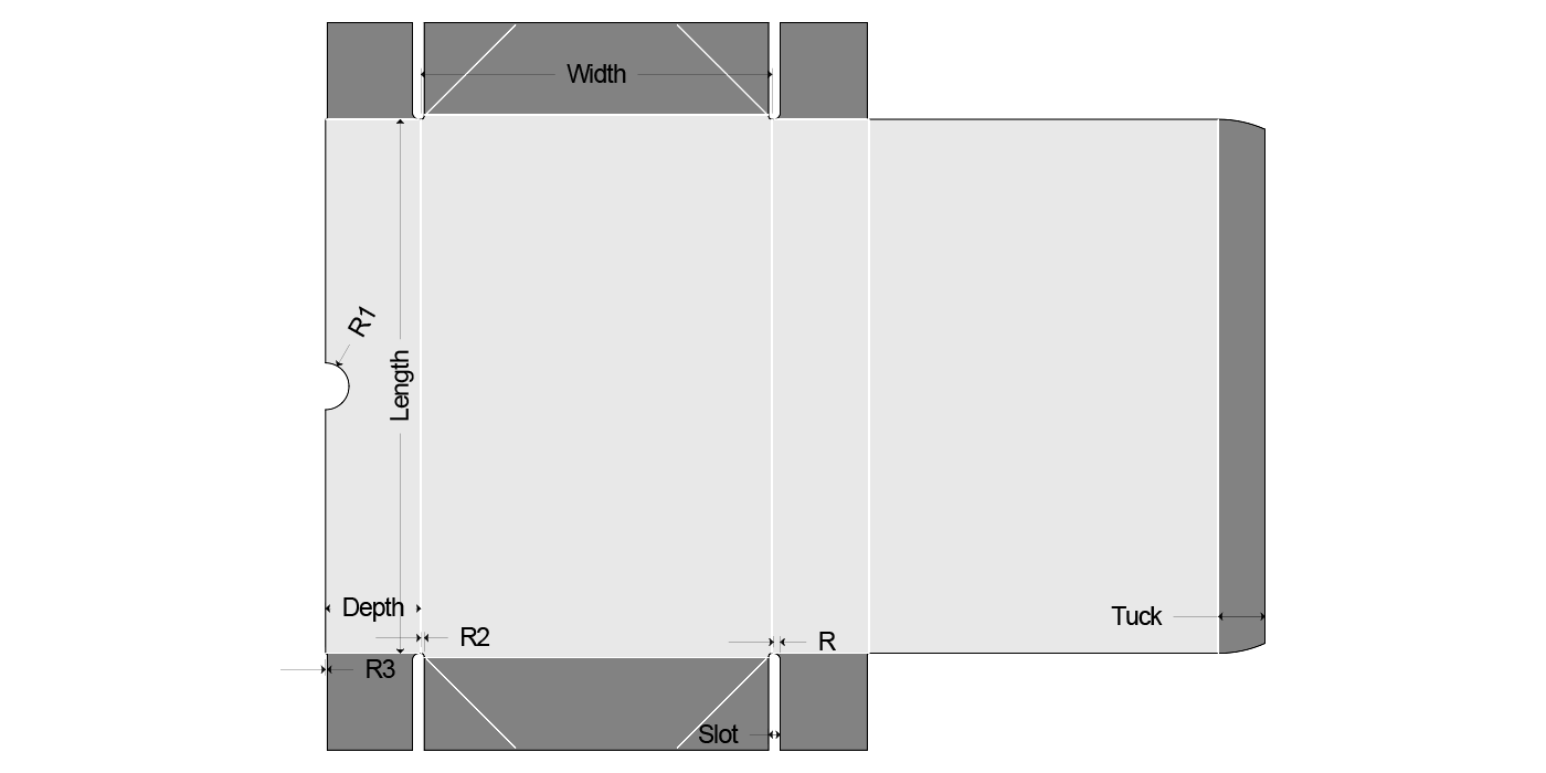 L017_InfoldTrayTuckTop(Box121FB) - View 2